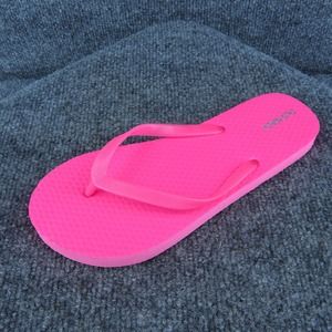 Old‎ Navy Youth Girls Flip Flop Shoes Pink Synthetic Slip On Size 3-4 Medium